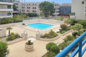 Charming T2 with pool and balcony in Fréjus